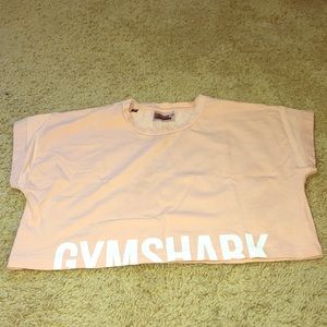 Blush Nude Gymshark Fraction Crop